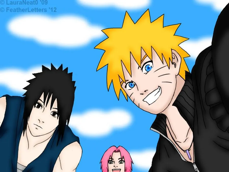 Naruto, Sasuke, Sakura~ Naruto Shippuden by FeatherLetters on ... Naruto, Sasuke, Sakura~ Naruto Shippuden by FeatherLetters on ...