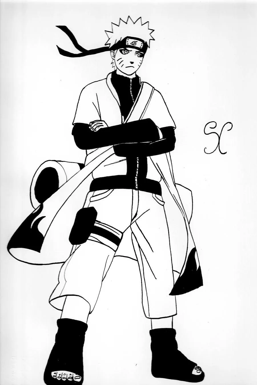 naruto sennin by salvo91 fan art traditional art drawings books novels ...