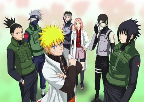 Naruto, Shikamaru, Sasuke, Sai, Sakura, Kakashi | My anime :3 ...