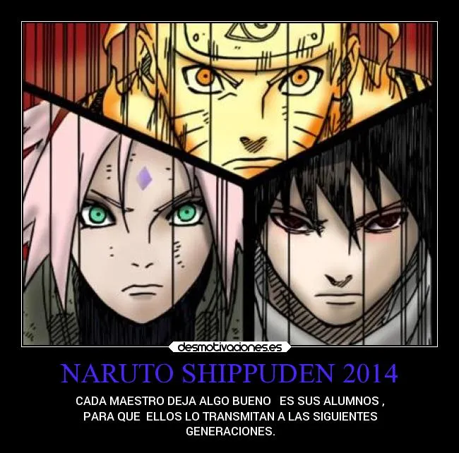 NARUTO SHIPPUDEN 2014 | Desmotivaciones