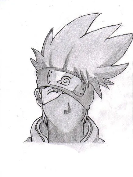 Naruto shippuden dibujo a lapiz kakachi - Imagui