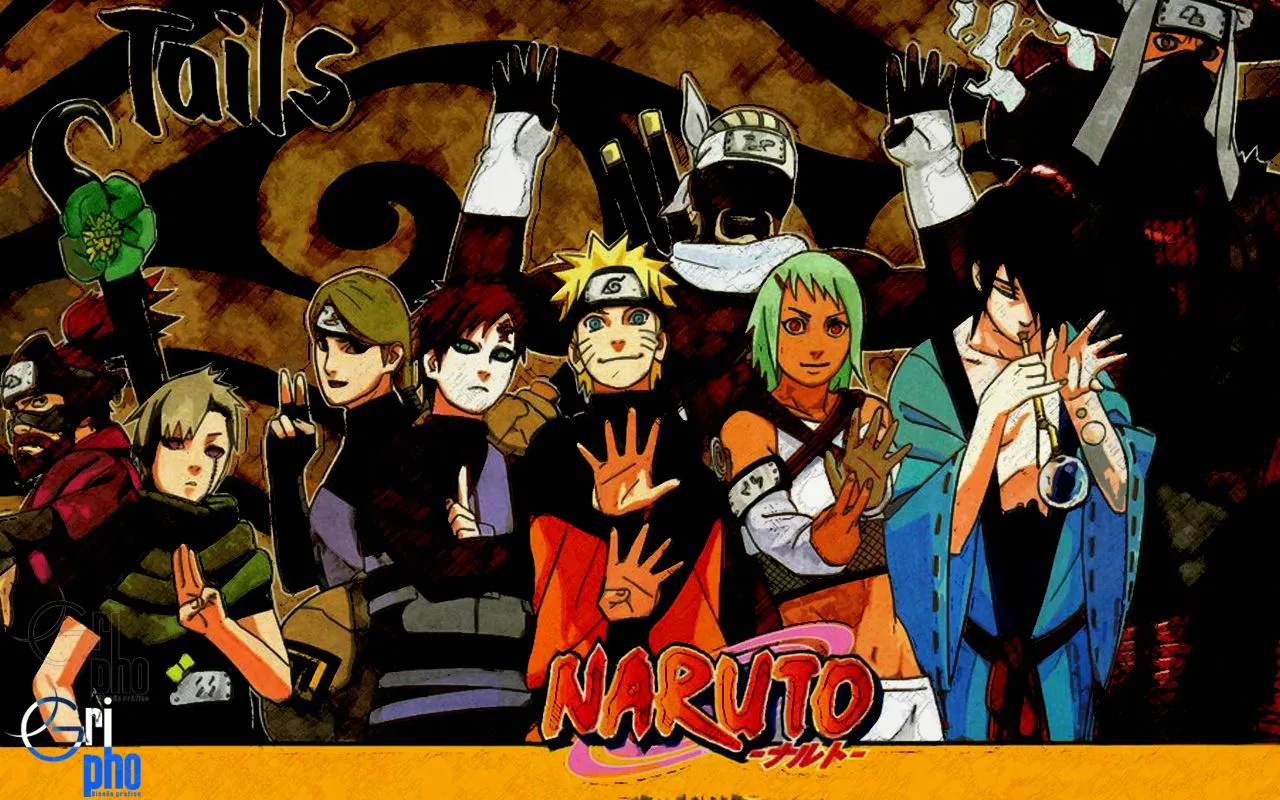 naruto shippuden tails by denik115922 fan art wallpaper movies tv 2008 ...