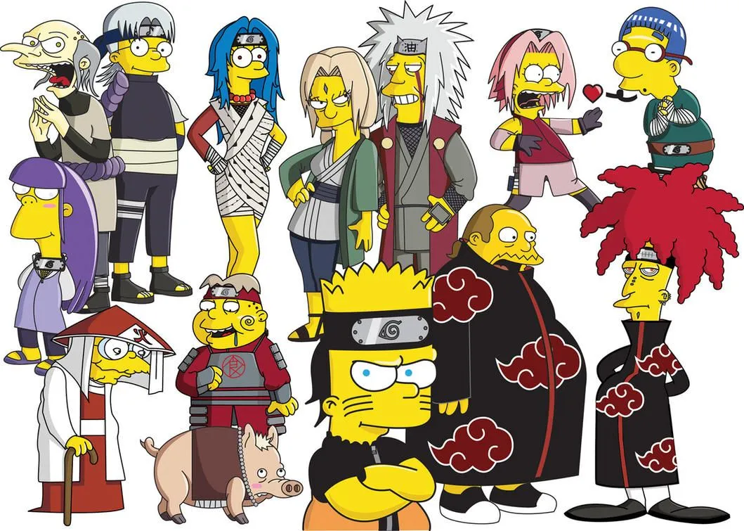 Naruto Los Simpson Pictures