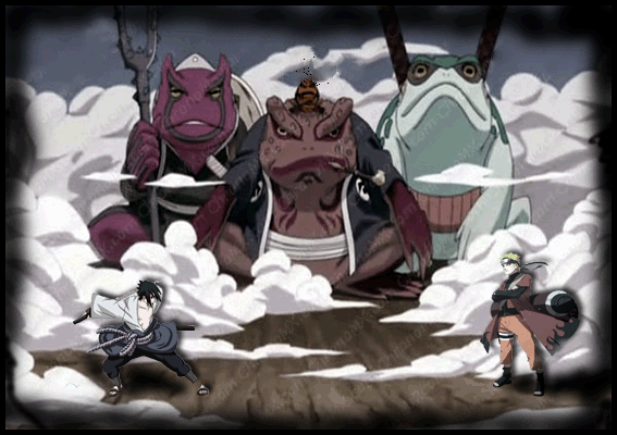 Naruto vs Sasuke por Saiko | Dibujando