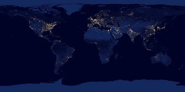 NASA toma la fotografía nocturna de Chile de más detalle jamás ... NASA toma la fotografía nocturna de Chile de más detalle jamás ...