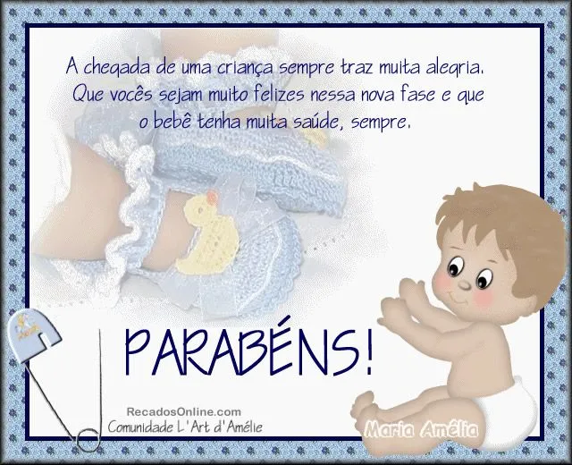 Nascimento de um filho frases - Imagui