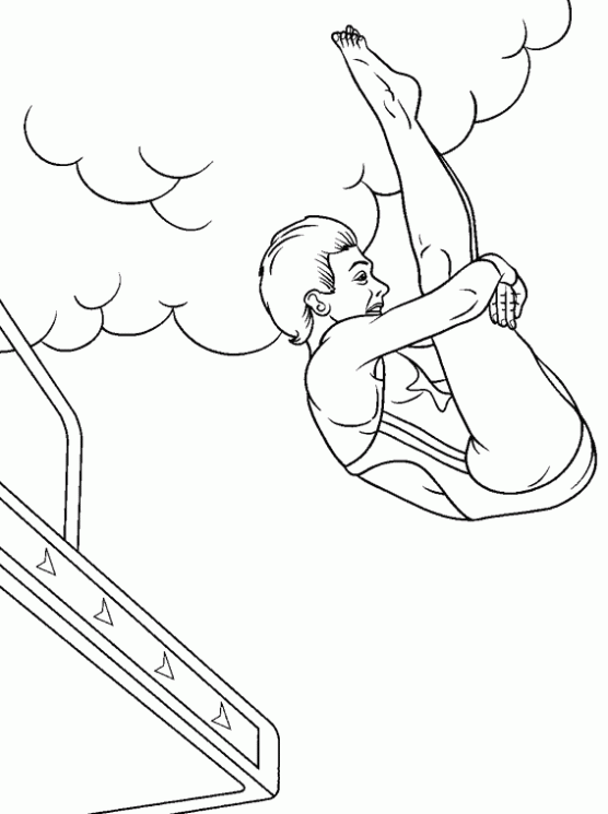 Dibujo de Saltos. Dibujo para colorear de Saltos. Dibujos ...