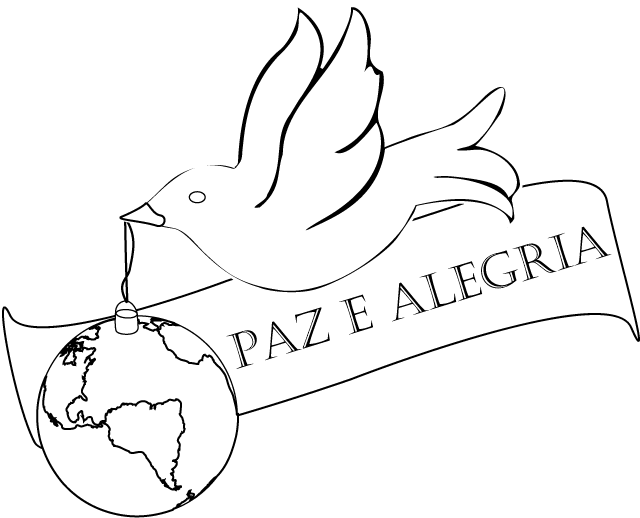 Natal: Desenhos de Pombas da Paz para Colorir Natal: Desenhos de Pombas da Paz para Colorir