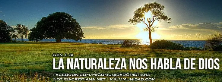 LA NATURALEZA NOS HABLA DE DIOS Gen.1:31 | My Art | Pinterest ...