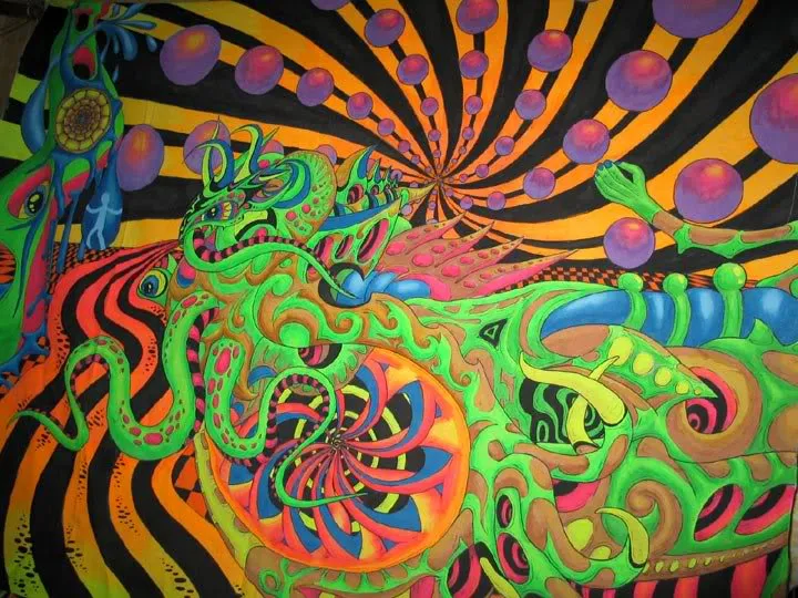 Naturaleza galáctica, psicodélica, fluida y espontánea ...