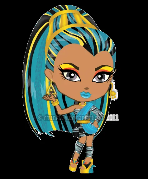 Navegando por la red lo encontré: Monster high chibis