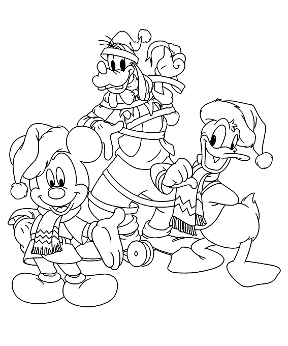 Navidad animada para colorear - Imagui