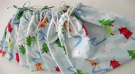 Navidad: Bolsa de tela para regalos - Generaccion.