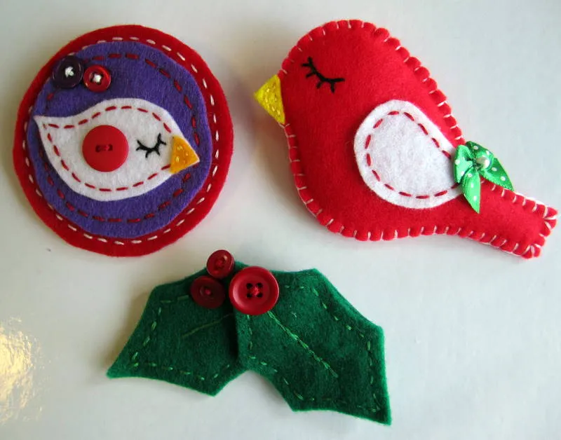 Patrones y Plantillas | Broches de Fieltro | Fotos y vídeos para ...