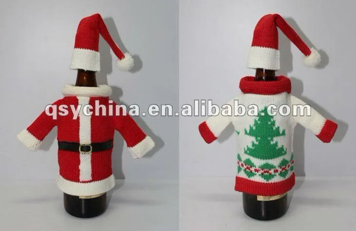 Navidad decoraciones de botellas de vino-Suministros de Decoración ...