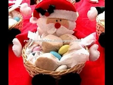 Navidad) COMO HACER DULCEROS NAVIDEÑOS DE PAPA NOEL / SANTA CLAUS ... Navidad) COMO HACER DULCEROS NAVIDEÑOS DE PAPA NOEL / SANTA CLAUS ...