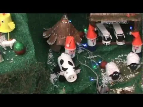 Navidad en Exprese Bolivariano agencia Ibague 2012, pesebre con ...