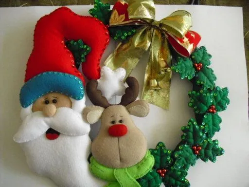 NAVIDAD FIELTRO | Aprender manualidades es facilisimo.com NAVIDAD FIELTRO | Aprender manualidades es facilisimo.com