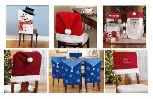 Navidad. Fundas para sillas - Video Decoración Navidad. Fundas para sillas - Video Decoración