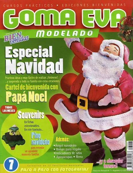 goma eva navidad | Aprender manualidades es facilisimo.