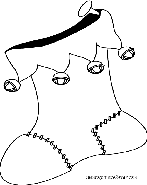 Navidad imagenes para colorear: botas | Buena Navidad Navidad imagenes para colorear: botas | Buena Navidad