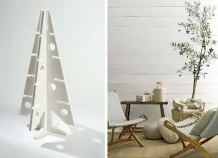 Navidad minimalista en blanco | Kalos Arte en Objetos