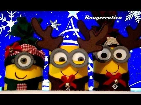 Navidad) MINION RENOS DULCERO-PORTA LAPIZ / IDEA ORIGINAL DE ... Navidad) MINION RENOS DULCERO-PORTA LAPIZ / IDEA ORIGINAL DE ...