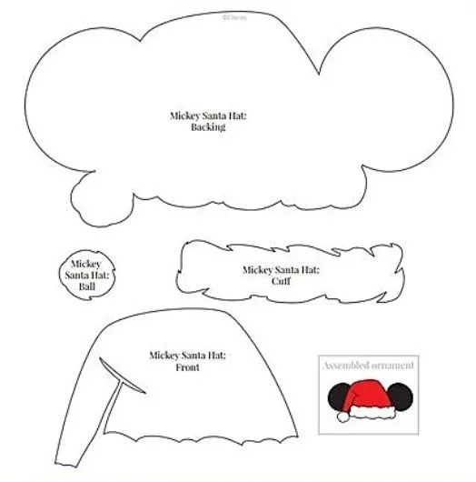 ❀◕‿◕❀ NAVIDAD con Motivos de Disney | Artesanato do mickey mouse, Molde minnie, Mickey mouse ❀◕‿◕❀ NAVIDAD con Motivos de Disney | Artesanato do mickey mouse, Molde minnie, Mickey mouse