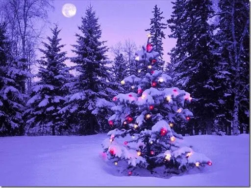 Navidad, paisajes nevados, gifs con brillos de Navidad ...