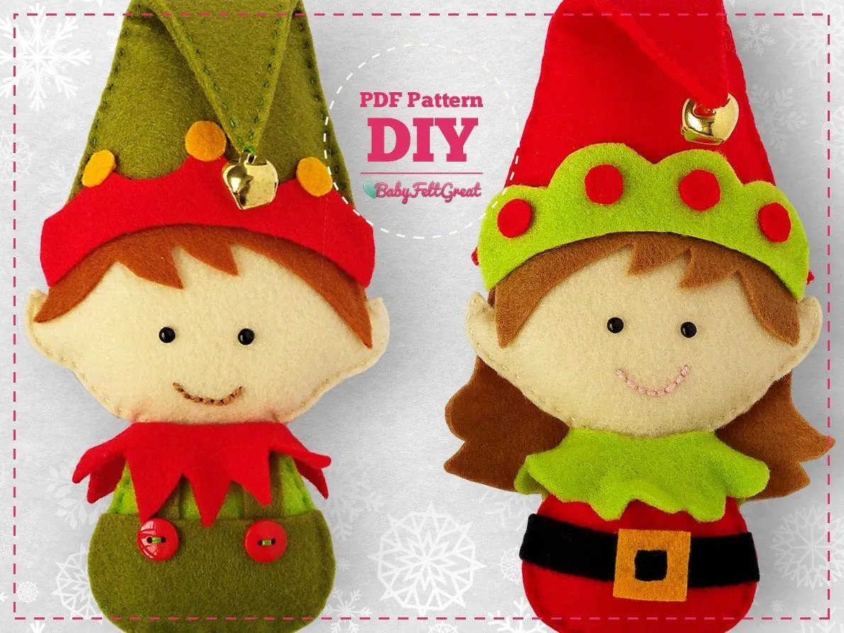 Navidad Patrones PDF DIY Duendes adorno fieltro Navidad descarga digital inmediata Dificultad Baja Decoración navideña fieltro - Etsy México Navidad Patrones PDF DIY Duendes adorno fieltro Navidad descarga digital inmediata Dificultad Baja Decoración navideña fieltro - Etsy México