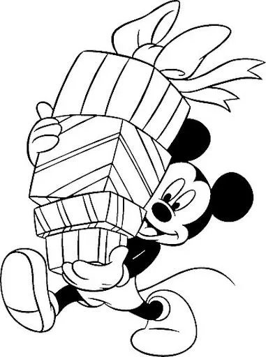 NAVIDAD Y PERSONAJES DISNEY