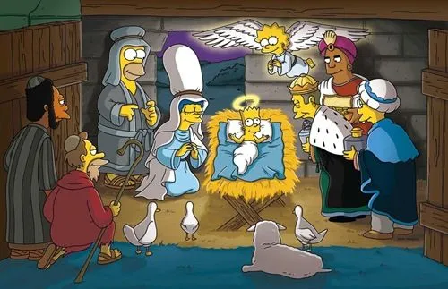 Navidad, pesebre con los Simpson | fiestas de Navidad Navidad, pesebre con los Simpson | fiestas de Navidad