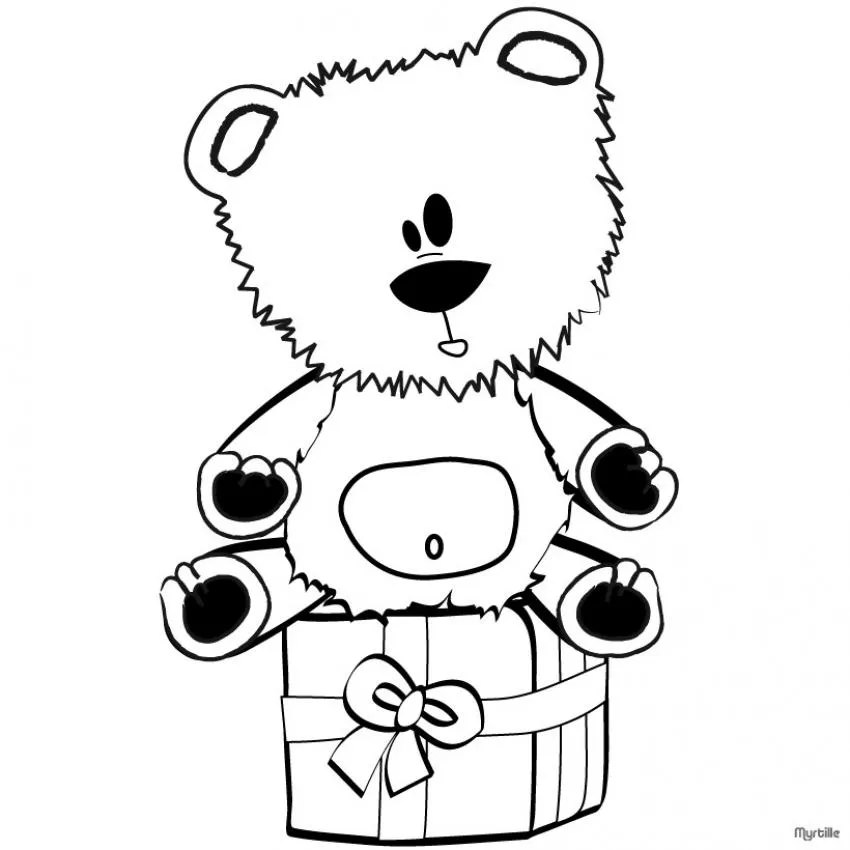 ... pie del árbol Dibujo de un animal navideño de felpa Oso de Navidad ... pie del árbol Dibujo de un animal navideño de felpa Oso de Navidad