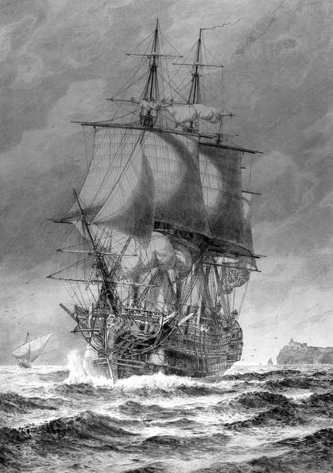 Navío Santísima Trinidad, orgullo de la Armada española.