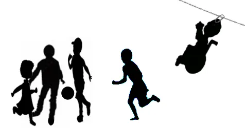 Silueta de niños png - Imagui