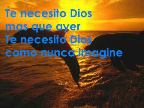 Te necesito Dios - Pista - YouTube