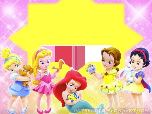 Princesas baby invitaciónes - Imagui