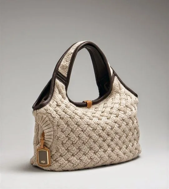 Crochet y dos agujas: Bolso tejido con dos agujas - Con patrones ... Crochet y dos agujas: Bolso tejido con dos agujas - Con patrones ...
