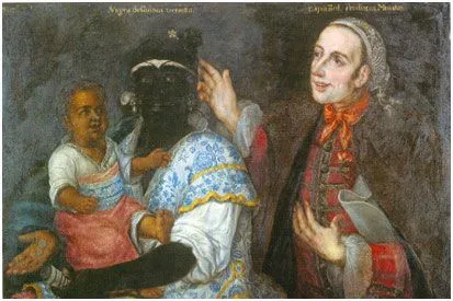 Negra de guinea o criolla español producen mulatos | Casta ... Negra de guinea o criolla español producen mulatos | Casta ...