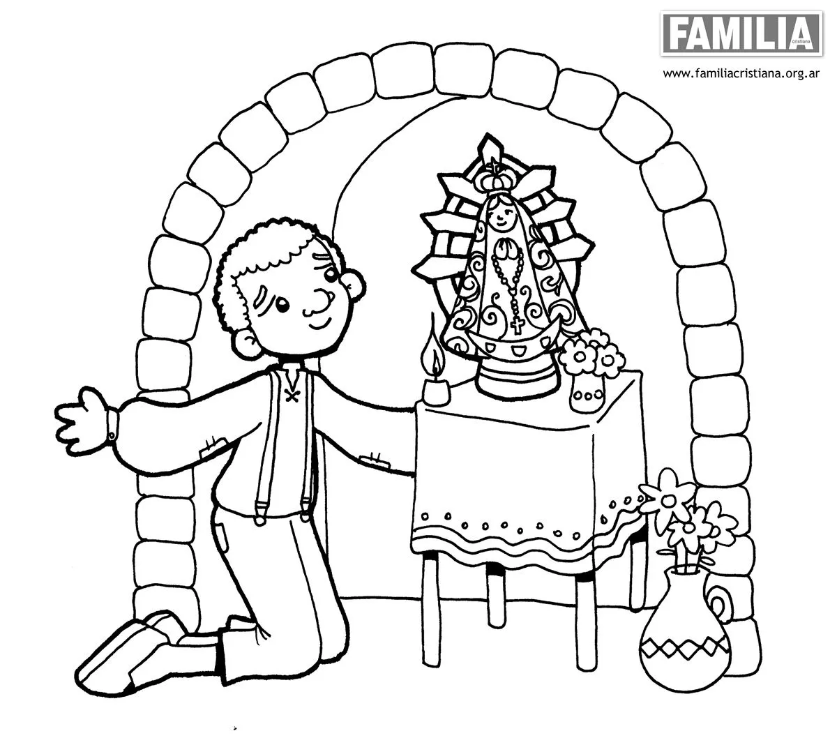 VIRGEN DE LUJAN PARA PINTAR - Imagui