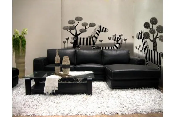 Negro no tóxicos personalizado Wallpaper animales casa Living ... Negro no tóxicos personalizado Wallpaper animales casa Living ...