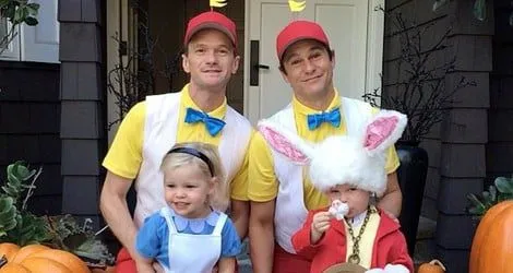 Neil Patrick Harris y su familia se disfrazan de 'Alicia en el ...