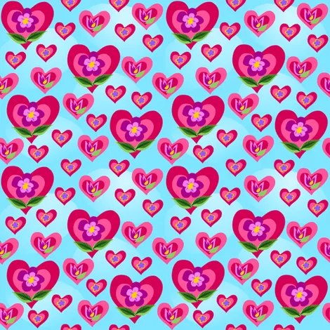 Estampados con corazones - Imagui