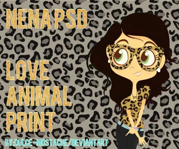 Nena PSD Love Animal Print by Dulce-Mostache on DeviantArt Nena PSD Love Animal Print by Dulce-Mostache on DeviantArt