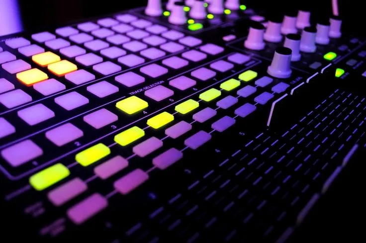 Neon Mixer Board, wallpaper | DJ stuff | Pinterest