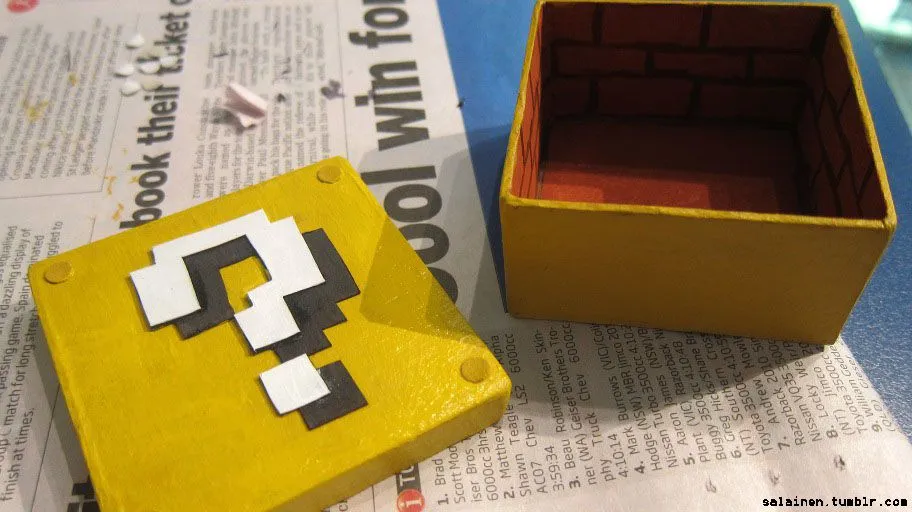 NERDSferas: Tutorial: Caixinha de alianças do Super Mario NERDSferas: Tutorial: Caixinha de alianças do Super Mario