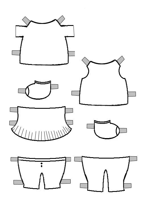 Hacer ropa para muñecos - Imagui
