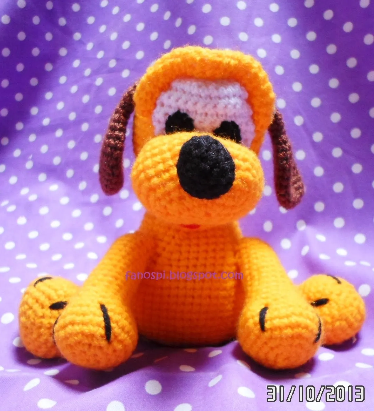 Neryosp: Baby Pluto amigurumi
