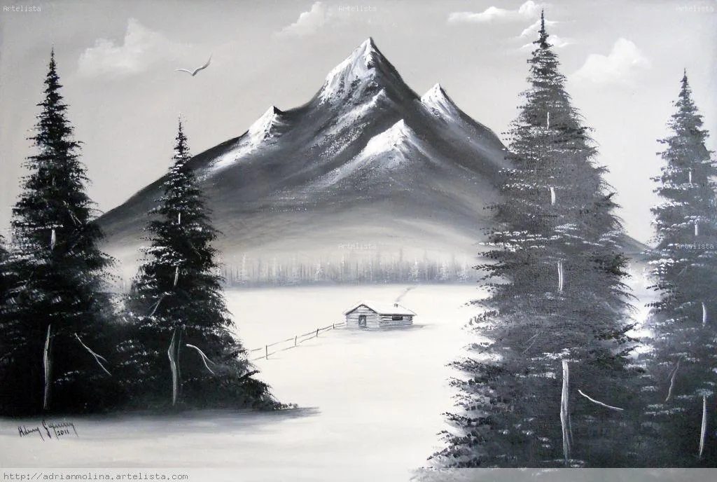 nevado blanco y negro Adrián Mariano Molina Guzmán - Artelista. nevado blanco y negro Adrián Mariano Molina Guzmán - Artelista.