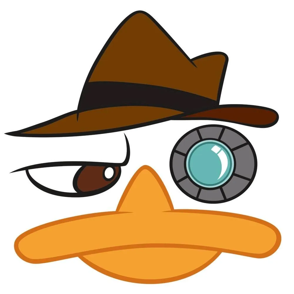 New Giant Agent P Face Wall Decals Perry The Platypus Stickers ...